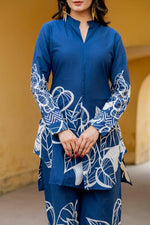 Summer perfect digital printed co ord in blue