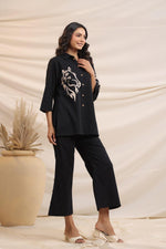 Cotton embroidered Co ord