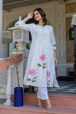 Premium cotton lurix digital printed lining kurta pant