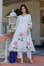 Premium cotton lurix digital printed lining kurta pant