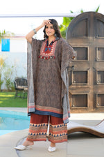 Super pretty gorgeous Mul silk kaftan co ord set