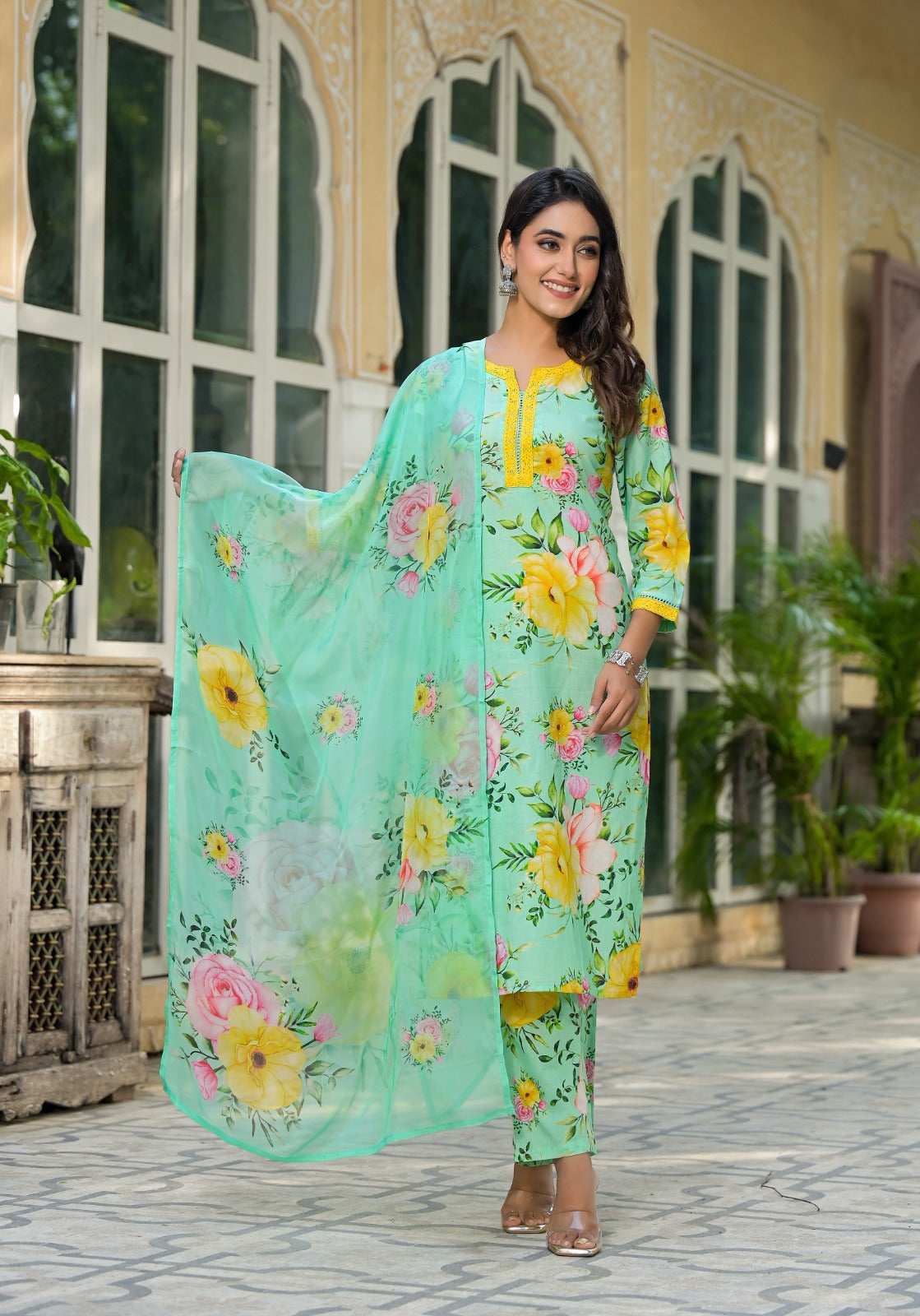 Pretty cotton suit set