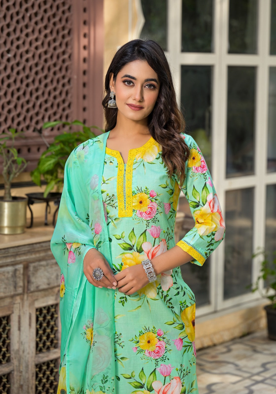 Pretty cotton suit set