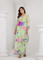 Beautiful cotton co ord in mint green