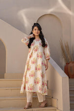 Effortless chic co ord set with floral print