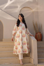 Effortless chic co ord set with floral print