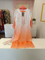 Pretty Organza Lining embroidered suit set