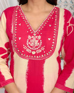 Pretty cotton suit set in stripes