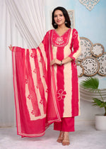 Pretty cotton suit set in stripes