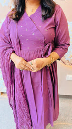 Beautiful Angrakha cotton suit set