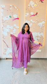 Beautiful Angrakha cotton suit set