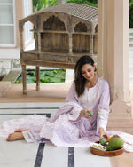 Premium cotton Pakistani pattern designer suit with Kota Doria and organza dupatta