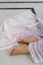 Premium cotton Pakistani pattern designer suit with Kota Doria and organza dupatta