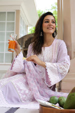 Premium cotton Pakistani pattern designer suit with Kota Doria and organza dupatta