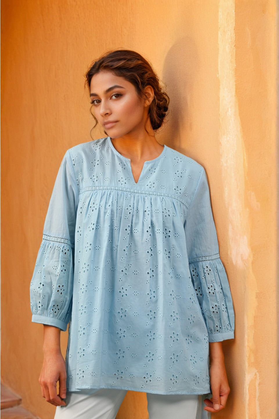 Smart shifli Mul cotton lining short top