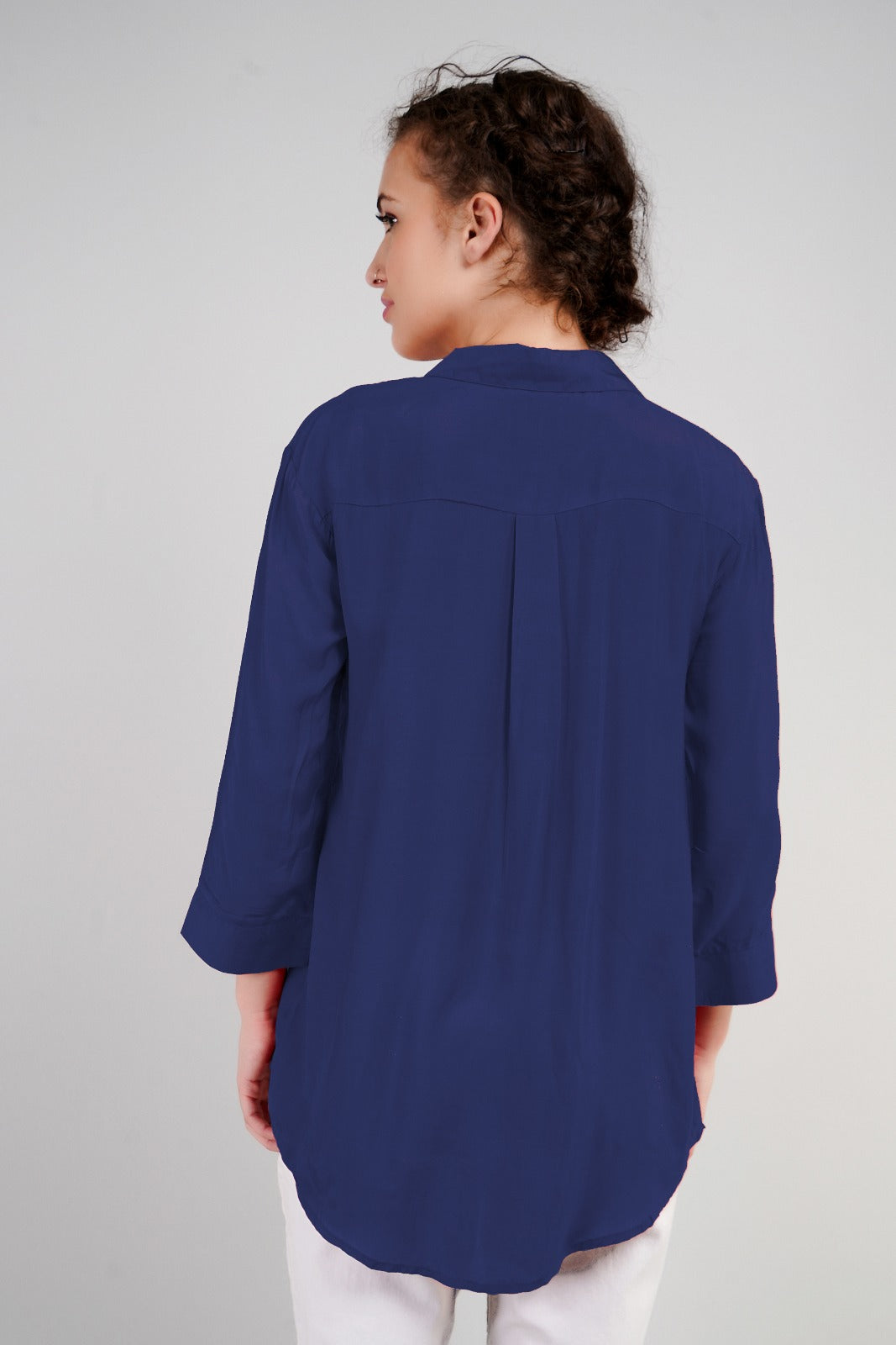 Embellished smart premium Muslin shirt