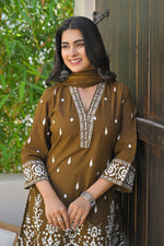 Premium cotton digital print suit set