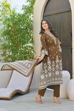 Premium cotton digital print suit set