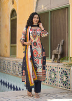Super smart digital print cotton suit set