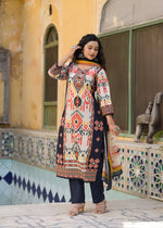 Super smart digital print cotton suit set