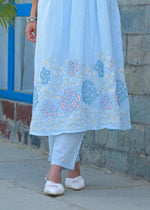 Premium dobby cotton lining embroidered suit set