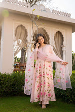 New in!Wow Mul Chanderi in pink