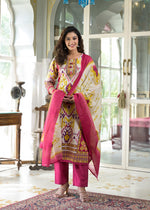 Super smart digital print cotton suit set