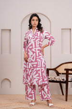 Smart cotton V neck co ord