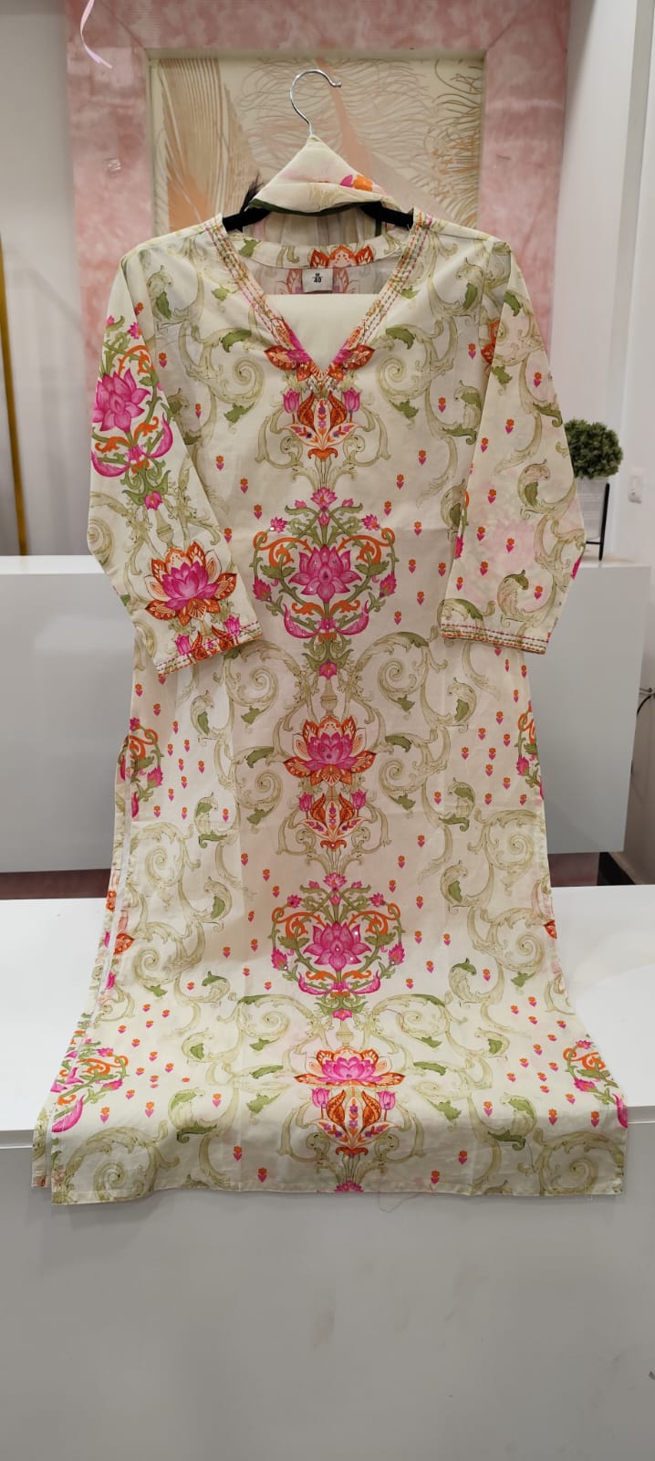 Floral cotton full suit set