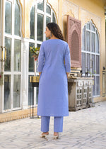 Super premium cotton embroidered suit set