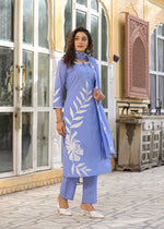 Super premium cotton embroidered suit set