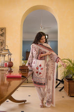 Smart Russian silk suit set