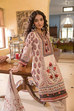 Smart Russian silk suit set