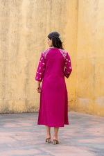 Super embroidered cotton one piece