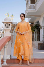 Super pretty Mul Chanderi suit set