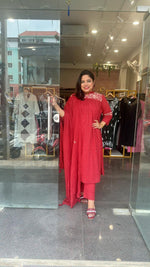 Best selling is restocked on high demand ! Pure cotton embroidered suit set