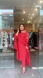 Best selling is restocked on high demand ! Pure cotton embroidered suit set