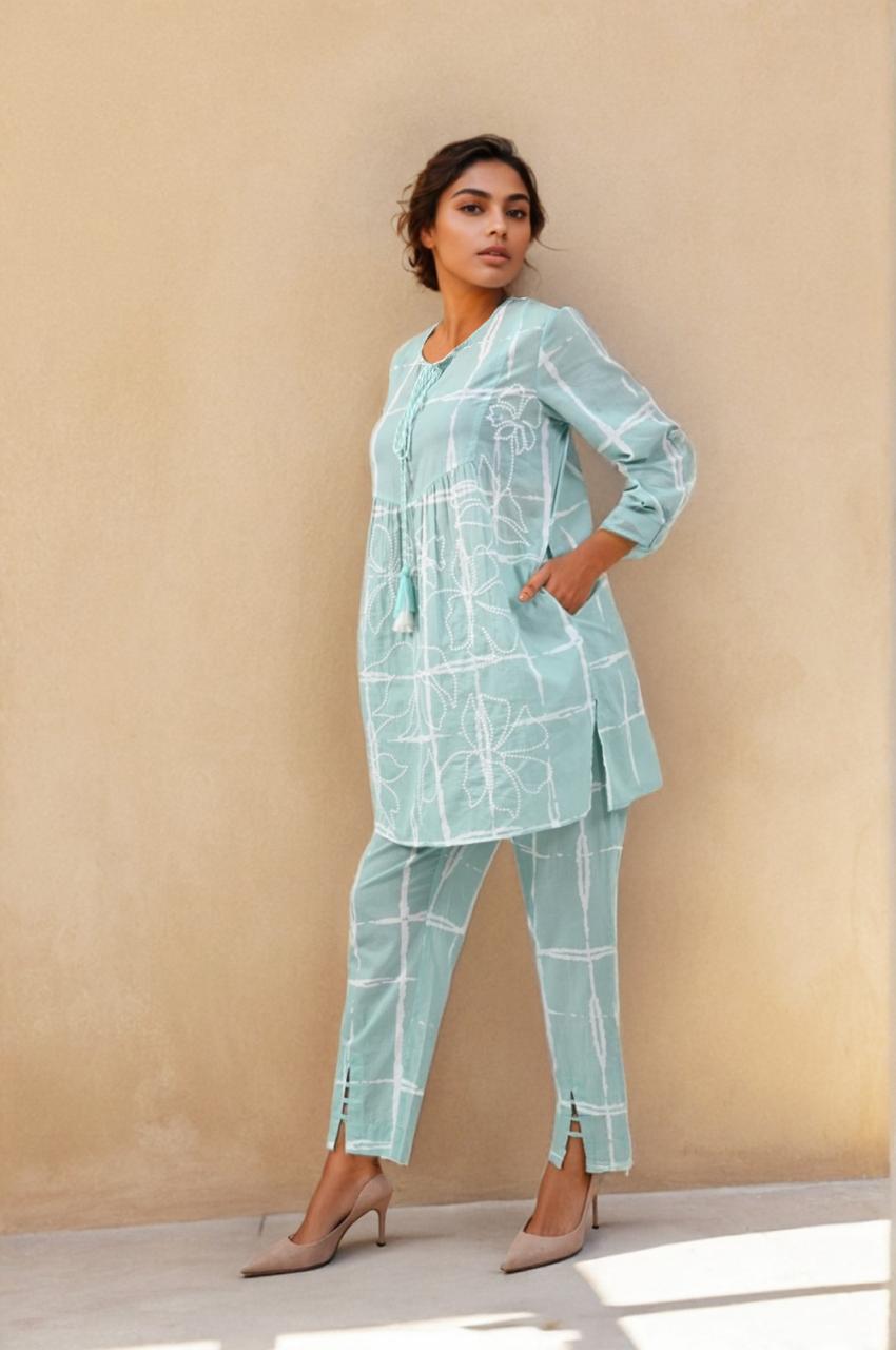 Super smart embroidered co ord set