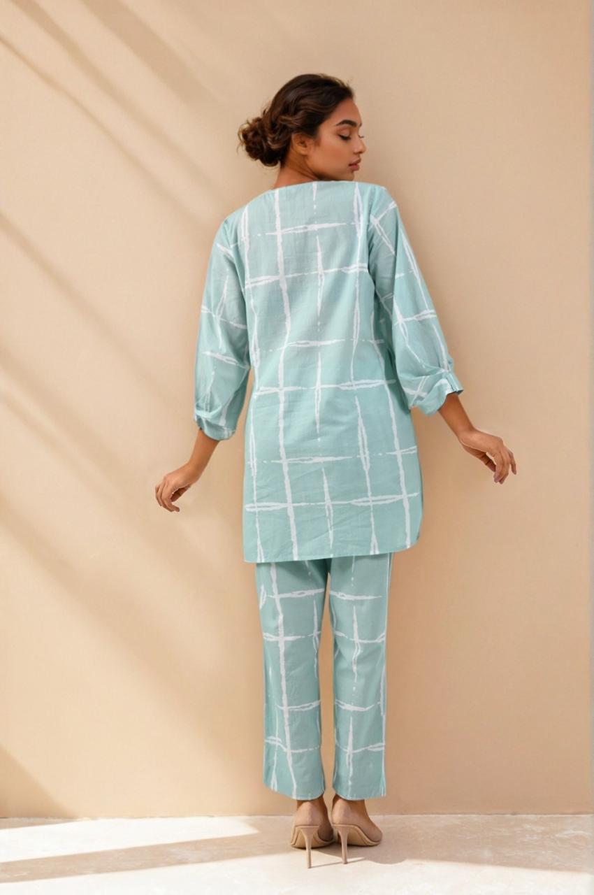 Super smart embroidered co ord set