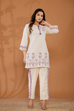 Pretty cotton digital printed co ord