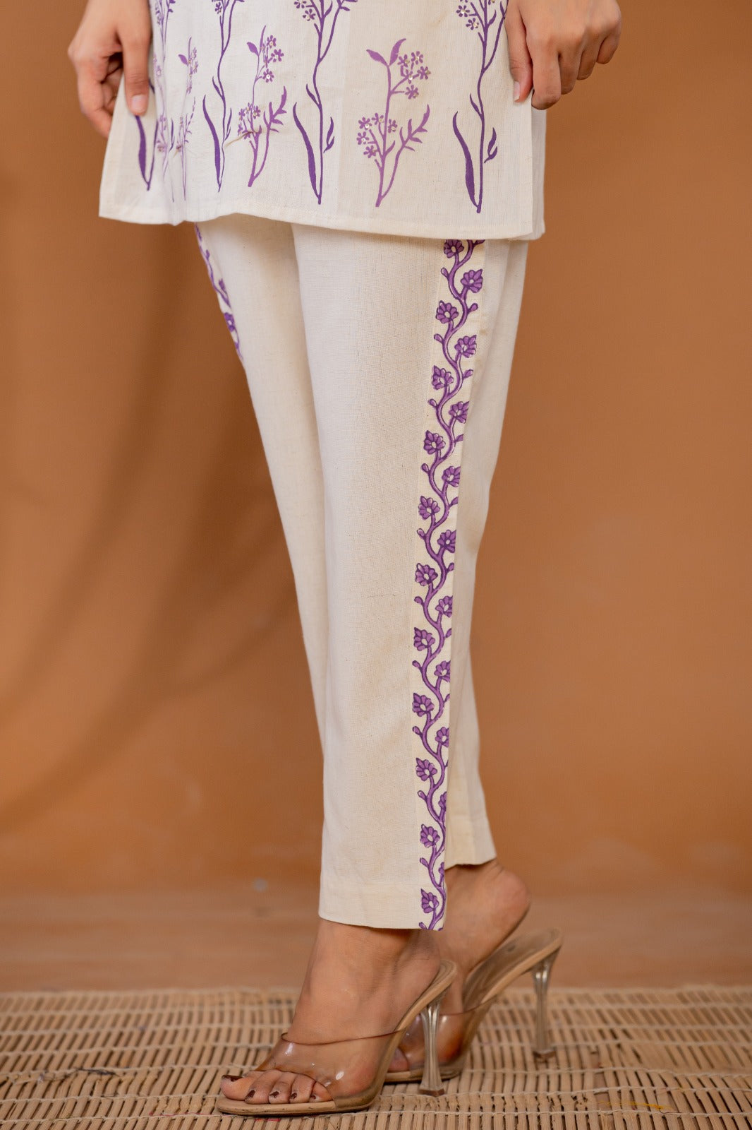 Pretty cotton digital printed co ord