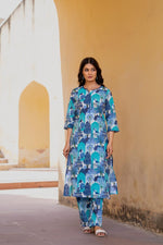 Smart cotton Plazo set