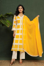 Designer cotton shell detailing suit set