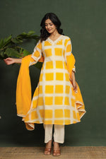 Designer cotton shell detailing suit set