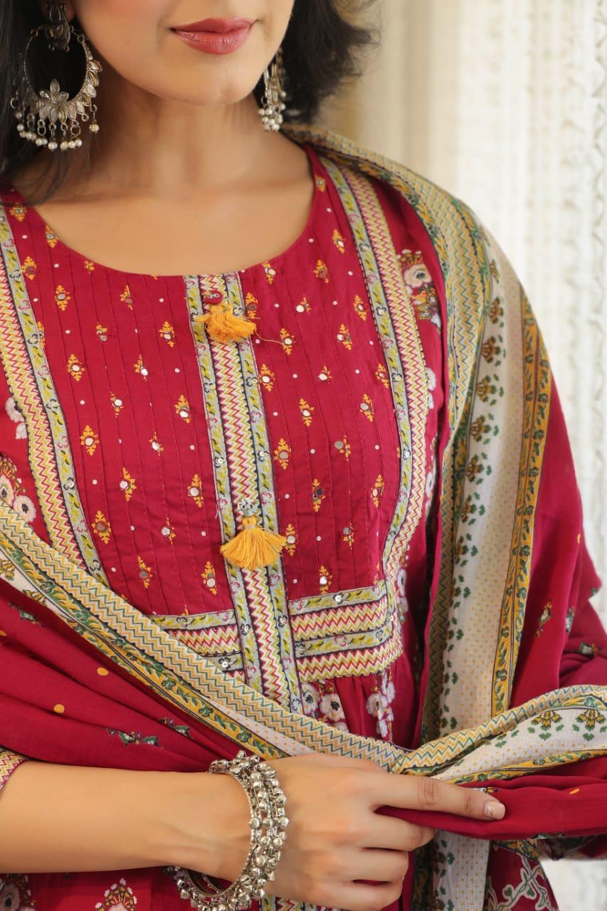 Pretty cotton suit set