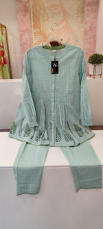 Must have cotton co ord set in green