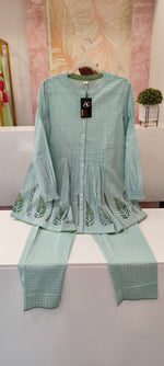 Must have cotton co ord set in green