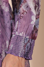 Pretty pretty shiffon short top in purple