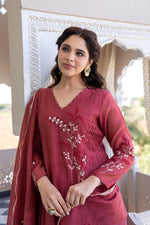 Superr pretty embroidered Mul Chanderi