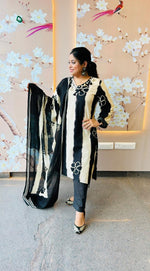 Mirror work pure cotton full suit set